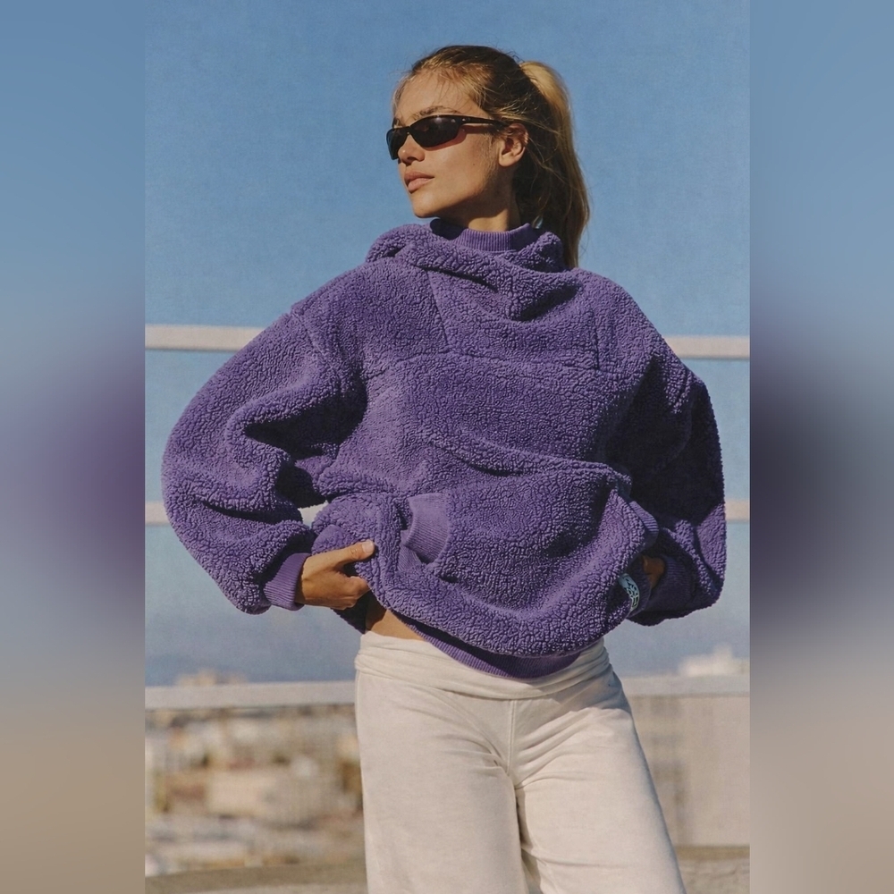 Free People Movement NWTs Scout It Out Fleece Pullover - Picture 2 of 5